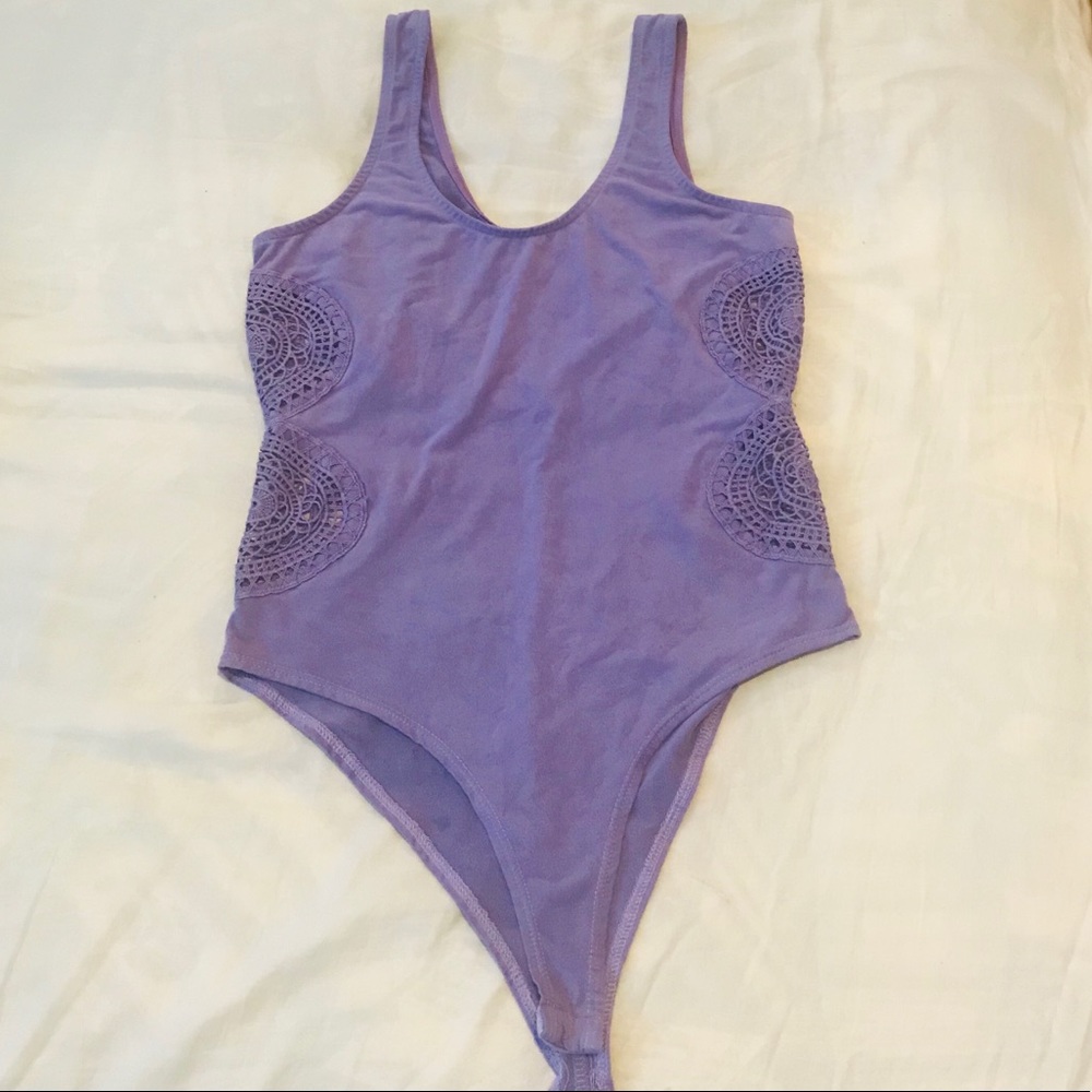 Purple bodysuit